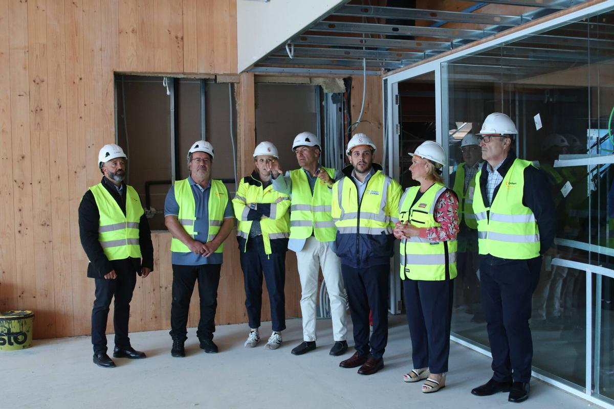 La vicepresidenta segunda, Isabel Blanco, visita las obras del Centro Cívico de Zamora