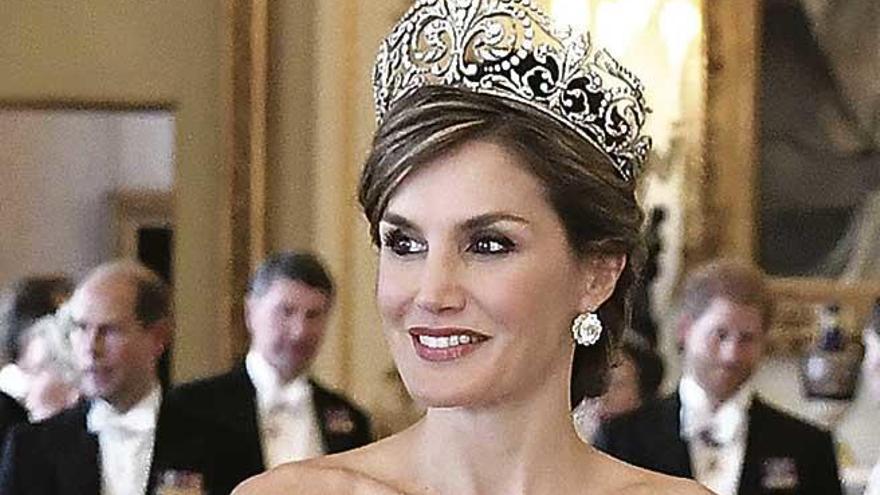 Letizia, cuando visitÃ³ Londres en 2017.