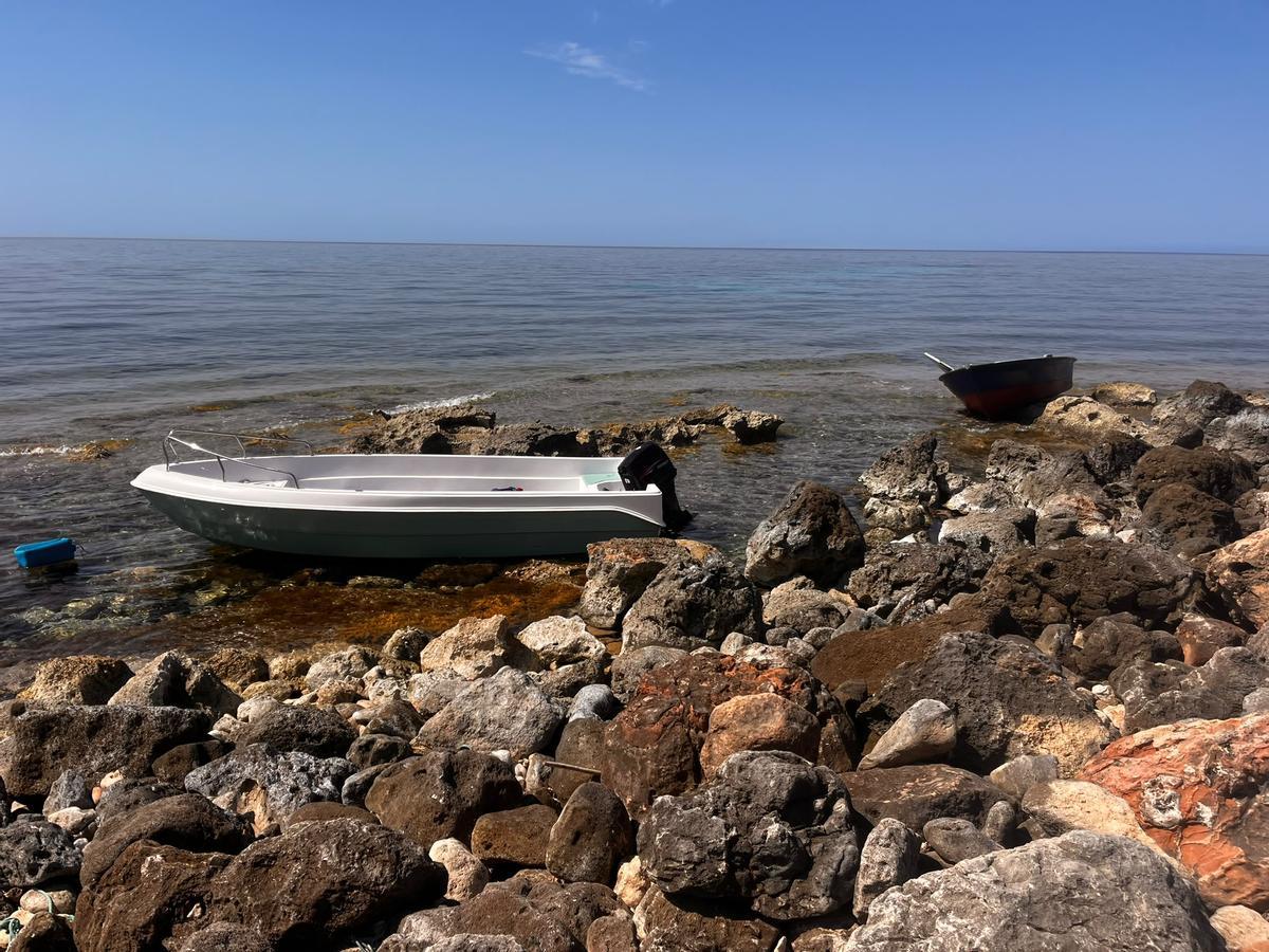 Dos pateras encontradas en Formentera.