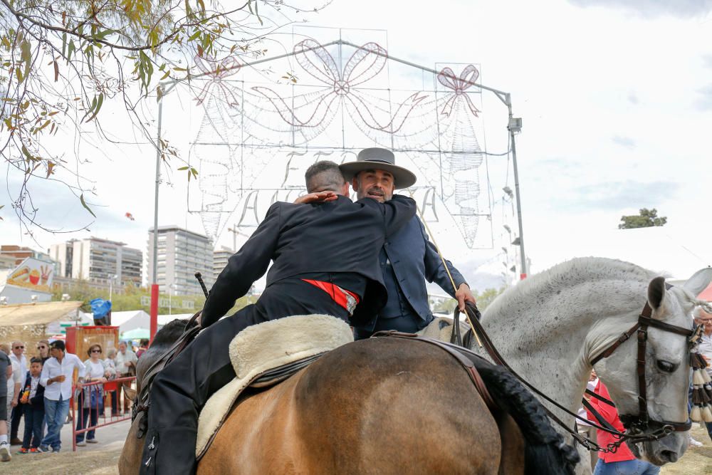 Último día de la Feria de Abril en València