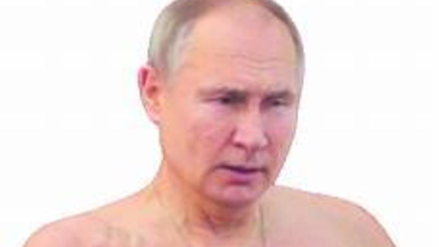 Helada inmersión de Putin