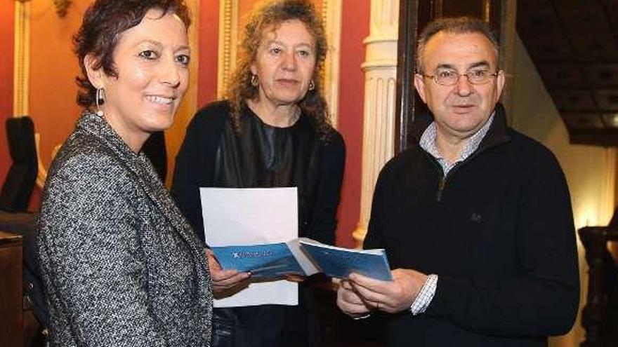 María Lameiras, Ana Garrido y Xosé Manuel Cid.  // Iñaki Osorio