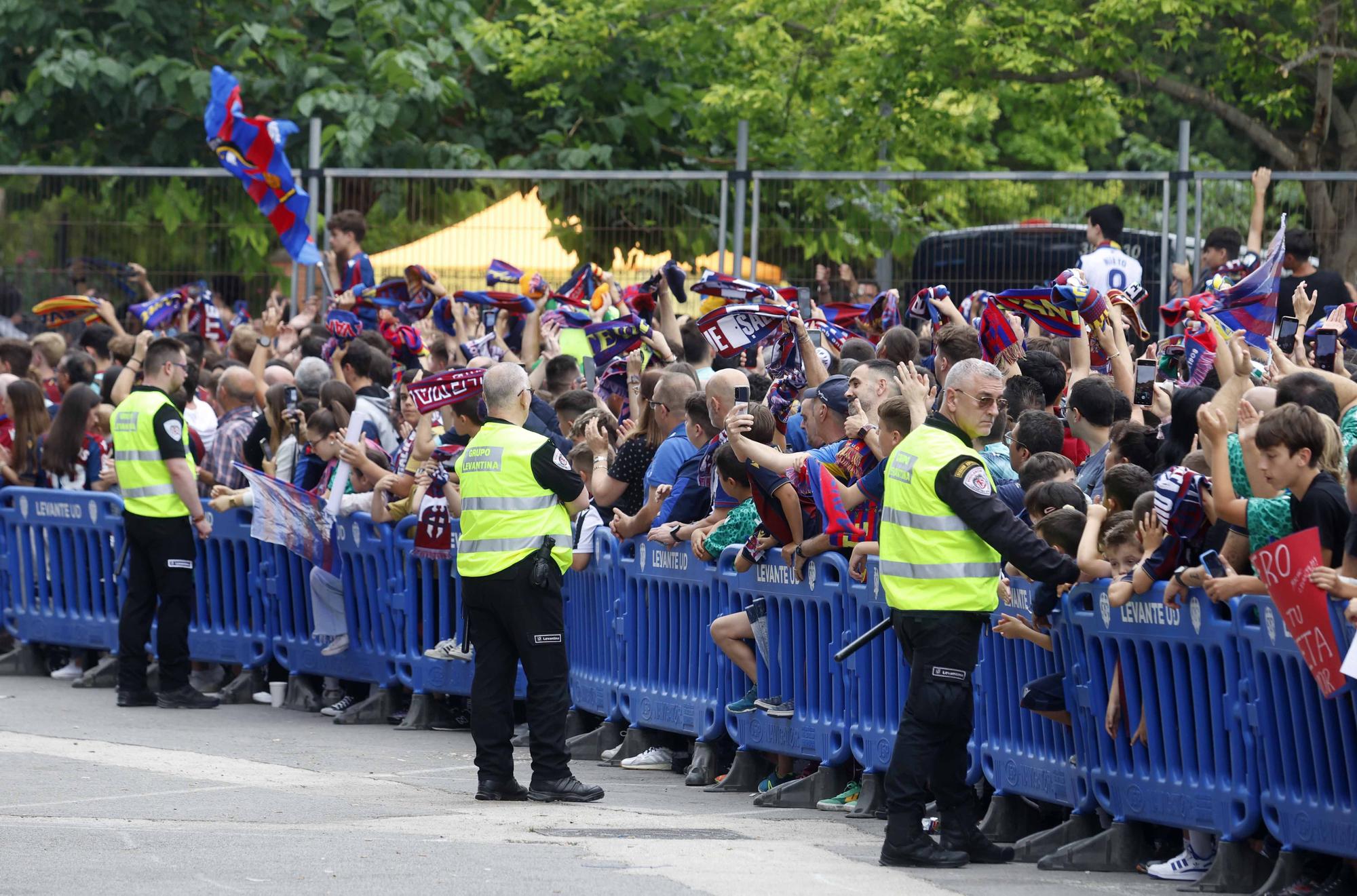 Recepción al Levante antes de enfrentarse al Albacete