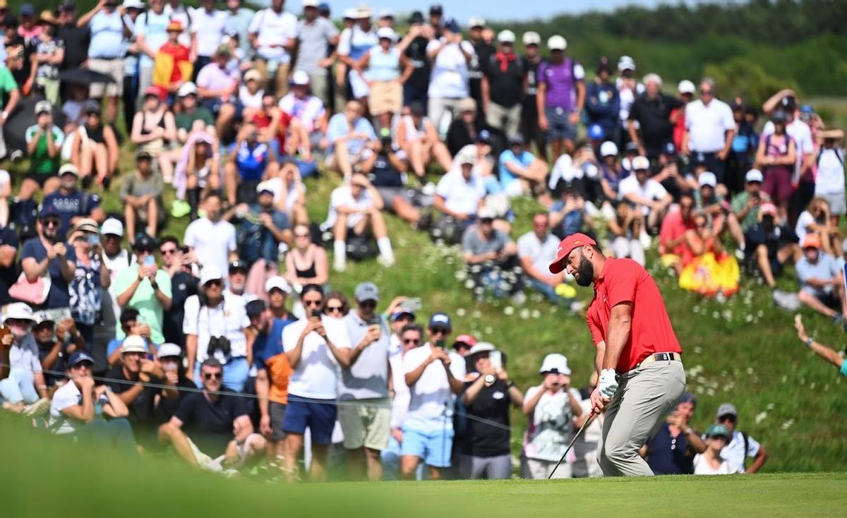 Rahm contó con el apoyo de los aficionados aunque no pudo brindarles una medalla