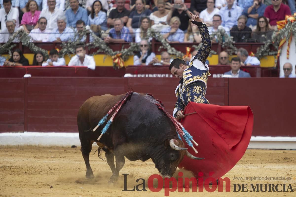 Cuarta corrida en la Feria Taurina de Murcia (Castella, Manzanares y Ureña)