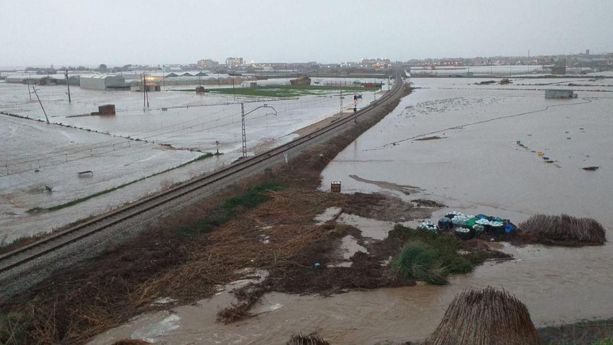 Temporal en Catalunya: El río Tordera, desbordado