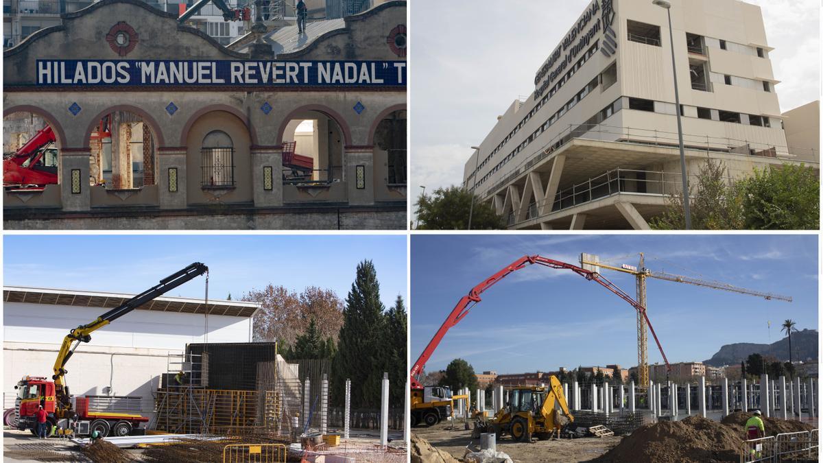 Algunas de las principales obras en marcha en este 2023 Xàtiva y Ontinyent.