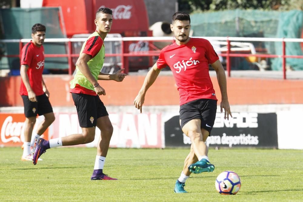 Entrenamiento del Sporting