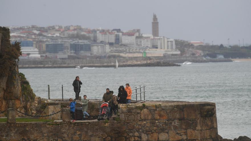 Activada para este domingo la alerta amarilla por temporal costero en el litoral de A Coruña