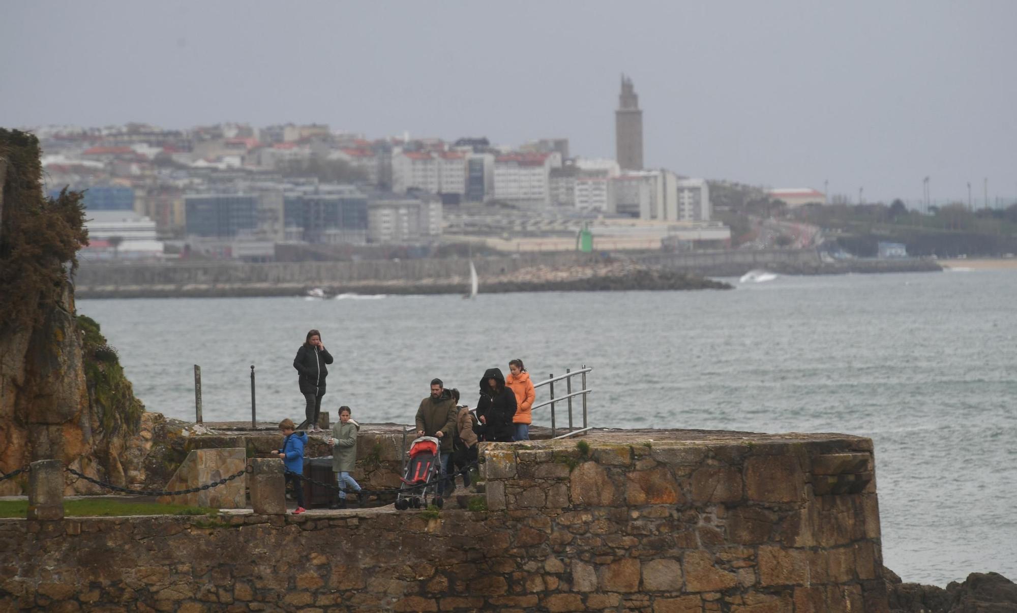 Activada para este domingo la alerta amarilla por temporal costero en el litoral de A Coruña