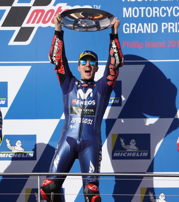 Maverick Viñales ha conquistado la victoria en Moto GP, con Albert Arenas triunfador en Moto 3 y Brad Binder en Moto 2.