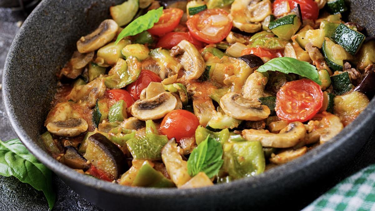 Verduras al 'wok', una alternativa sabrosa y vistosa.