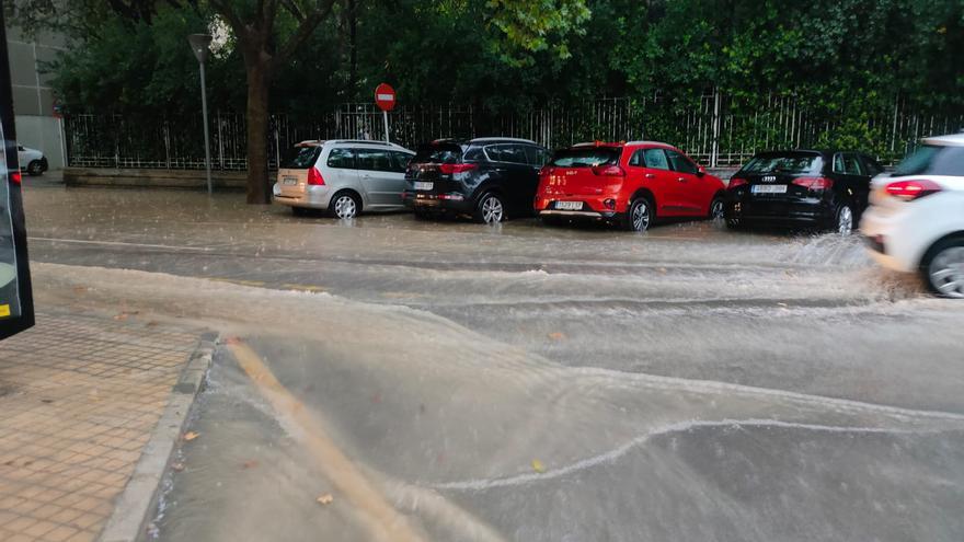 La tormenta descarga hasta 58 litros en Xàtiva y 72 en Enguera