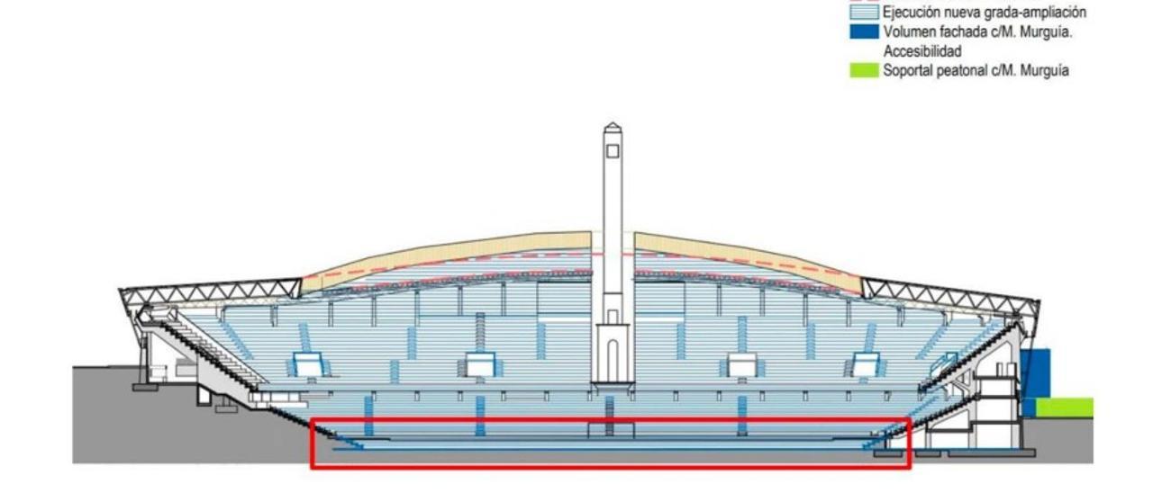 El proyecto para Riazor presentado por el Concello de A Coruña