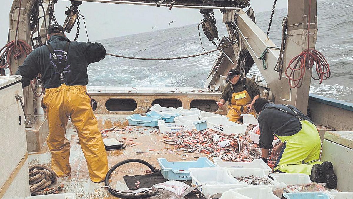 PEscadores mallorquines en una imagen de archivo
