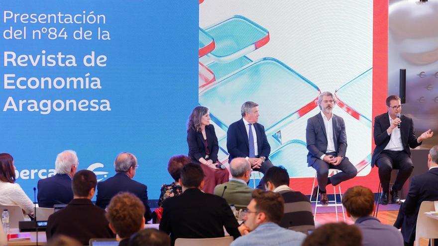 De izquierda a derecha, Rosa Duarte, José Antonio Laínez, Antonio Lacoma, Enrique Barbero, Alicia Ibares y Santiago Martínez.