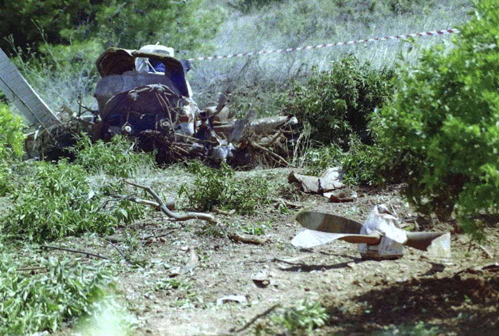 Hace 20 años una avioneta se estrellaba en la entrada de Torres Torres
