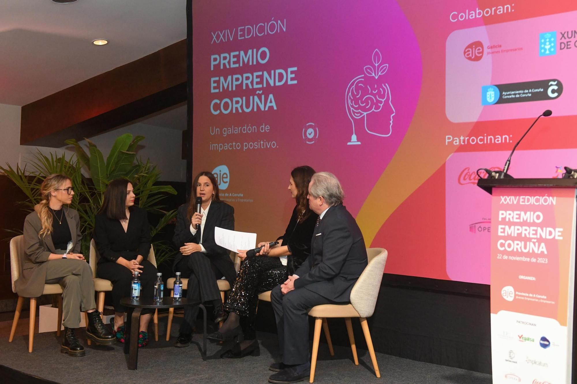 Ceus World y Merlín Software, ganadores de los premios Emprende Coruña de AJE