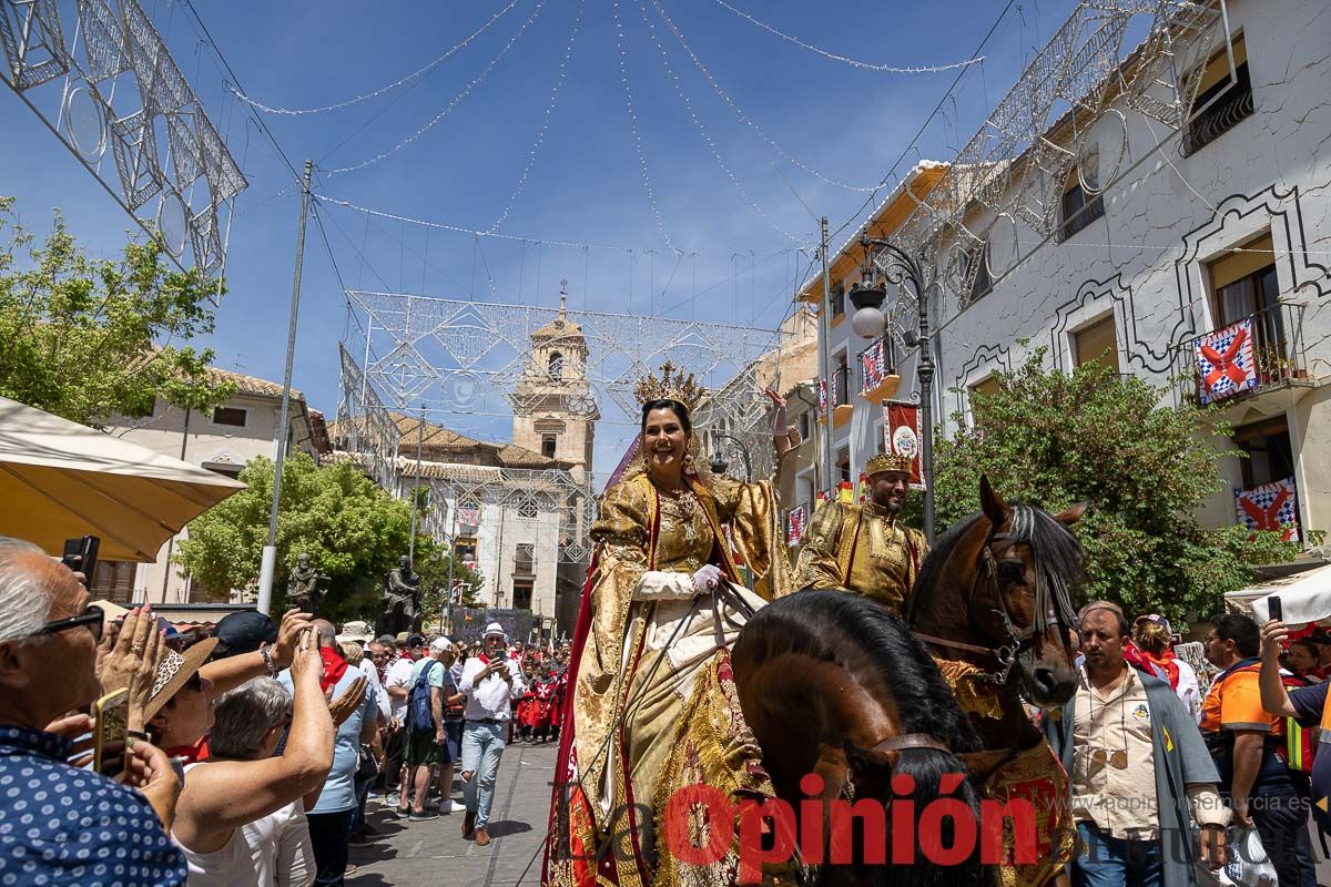 Moros y Cristianos en la mañana del dos de mayo en Caravaca