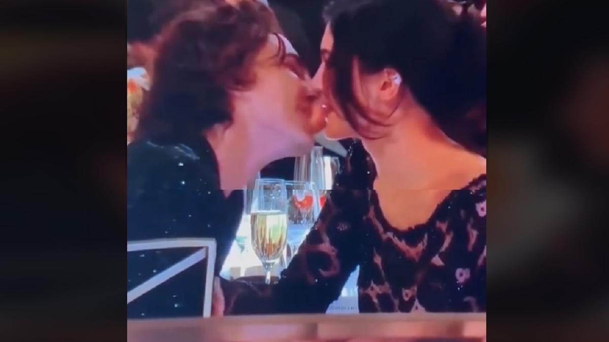 El beso de Kylie Jenner y Timothée Chalamet del que todo el mundo habla.