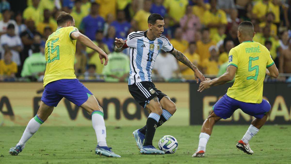 Di María en el Brasil -  Argentina