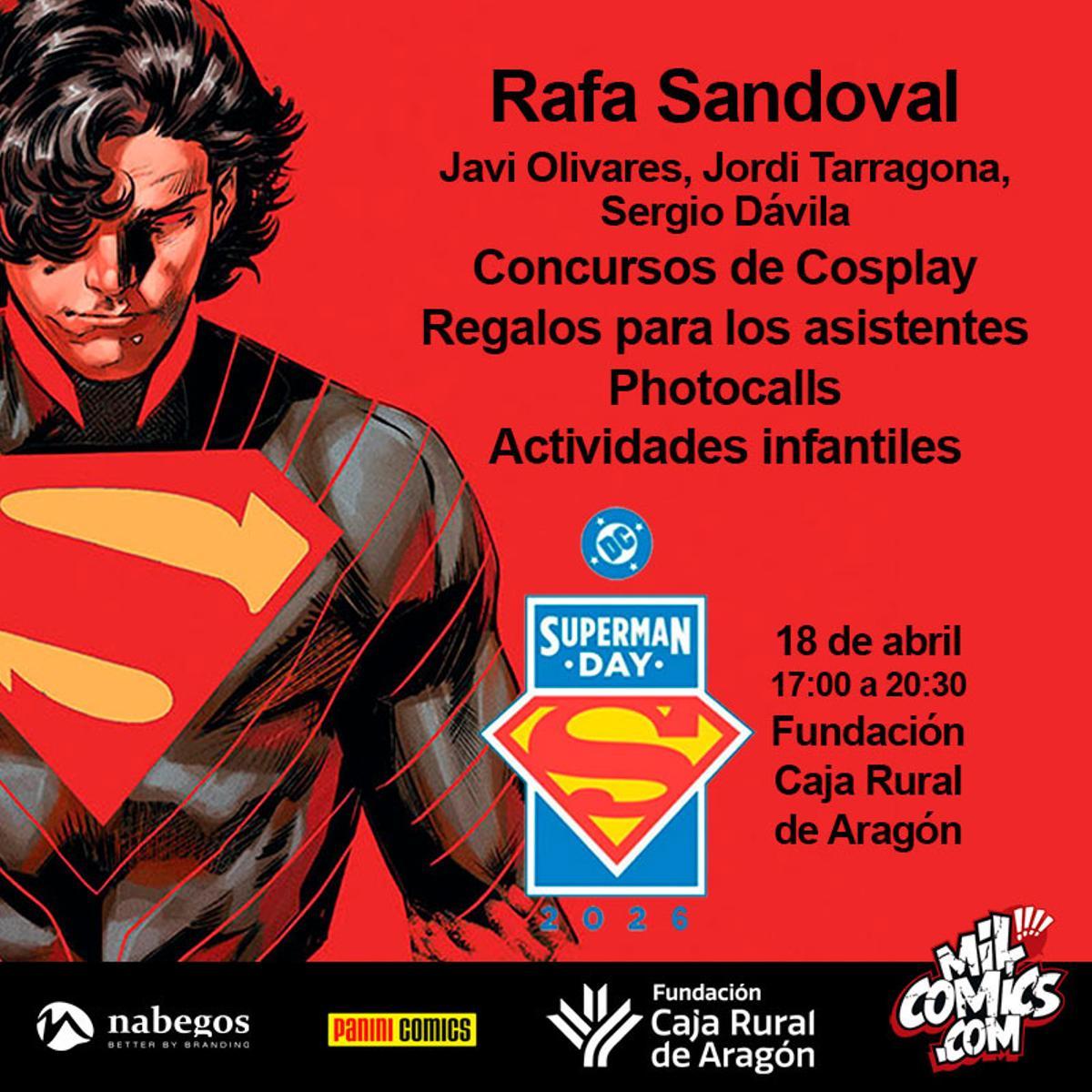 El cartel del evento por el Superman Day.