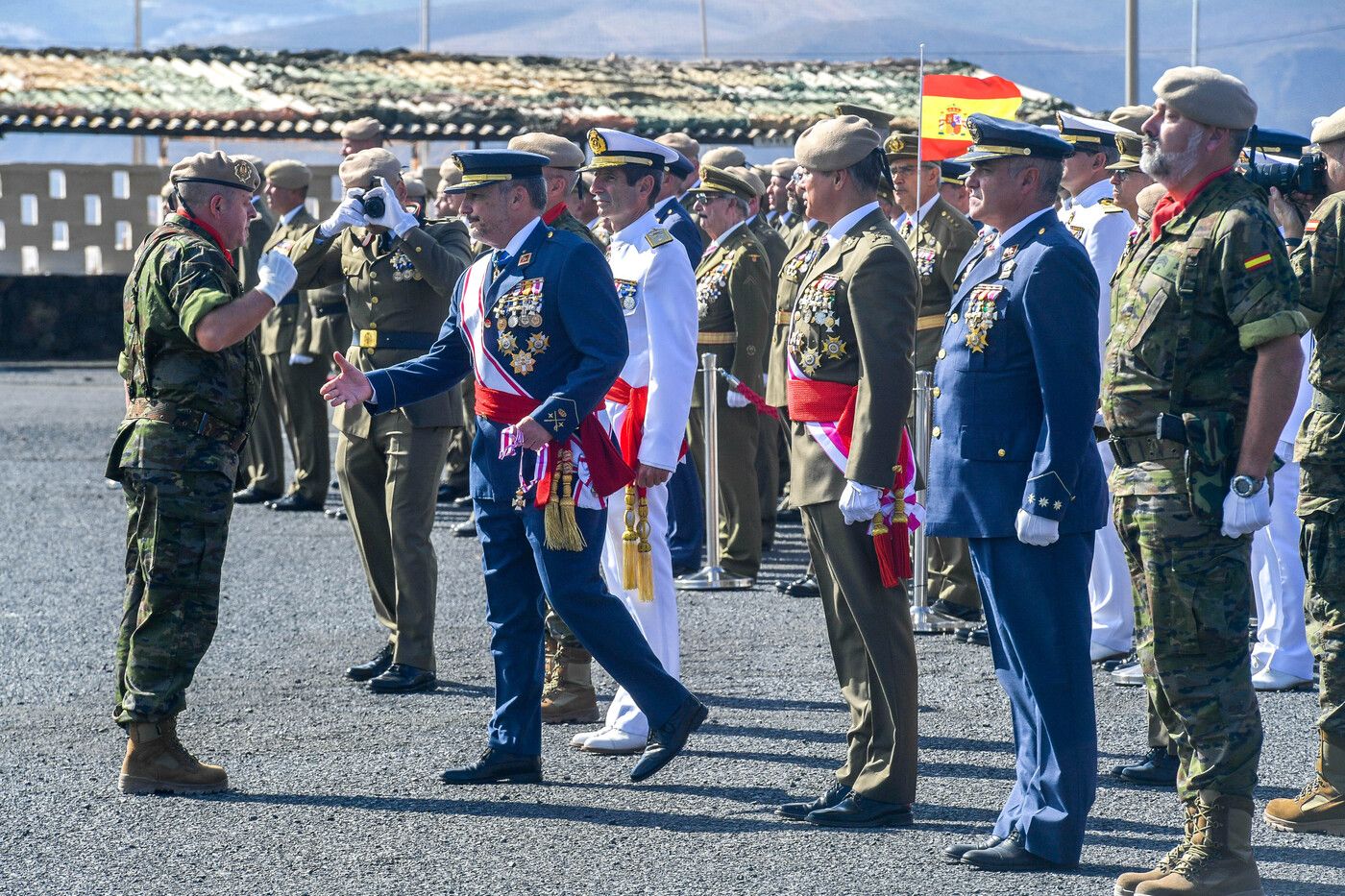 Celebración del día de la patrona de Infantería en Las Palmas de Gran Canaria