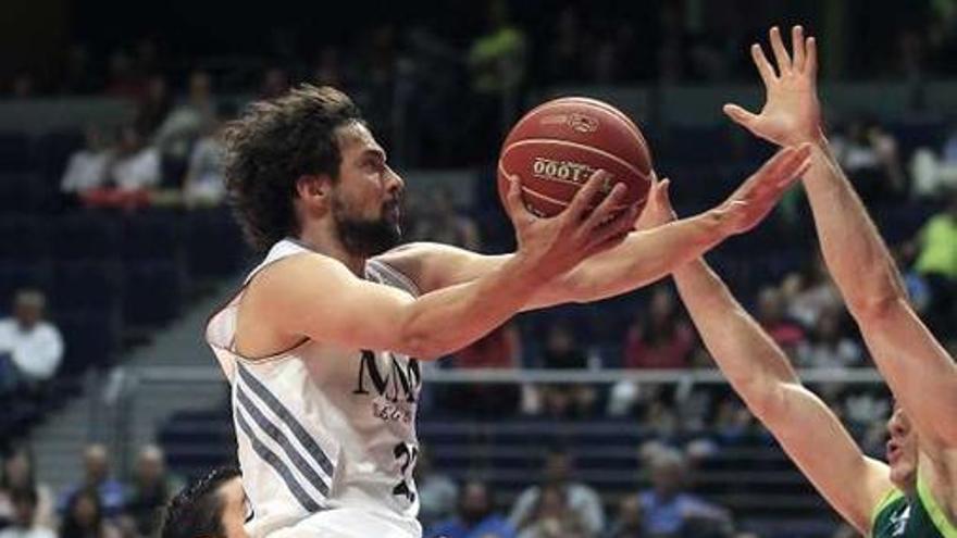 Sergio Llull entra a canasta.