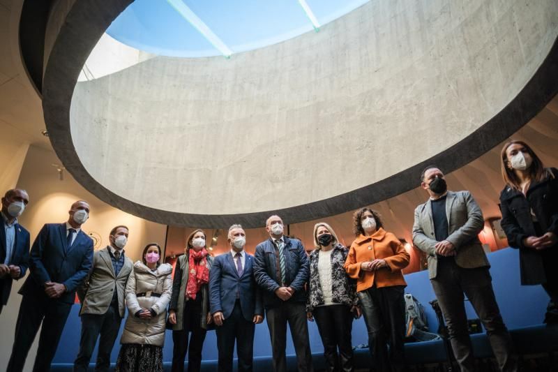 Visita de la ministra Reyes Maroto al centro de visitantes del Roque de Los Muchachos, en La Palma.