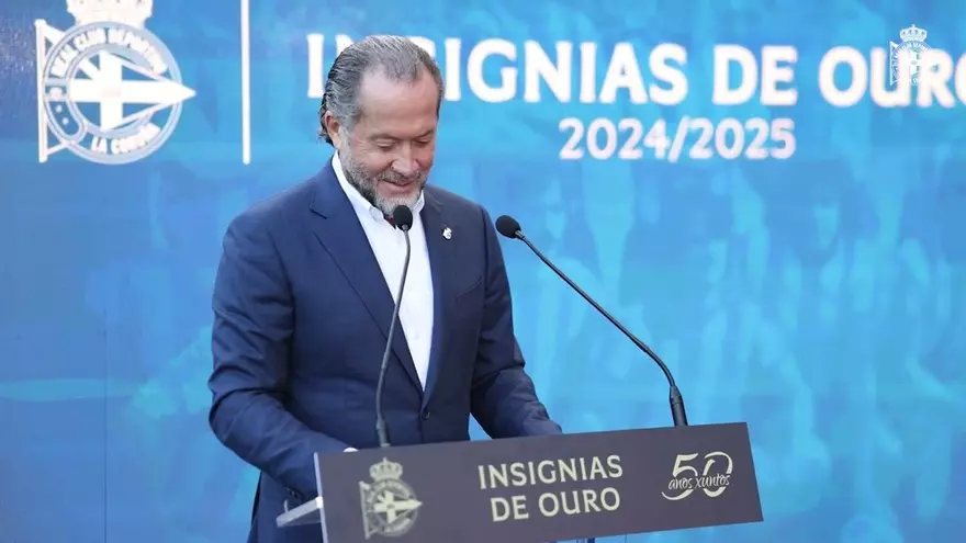 Dircurso de Escotet en la entrega de las insignias de oro del Deportivo