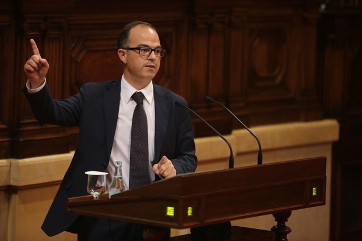Jordi Turull, en una sessió del Parlament.