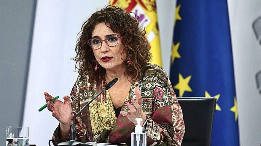 La ministra d&#039;Hisenda, María Jesús Montero