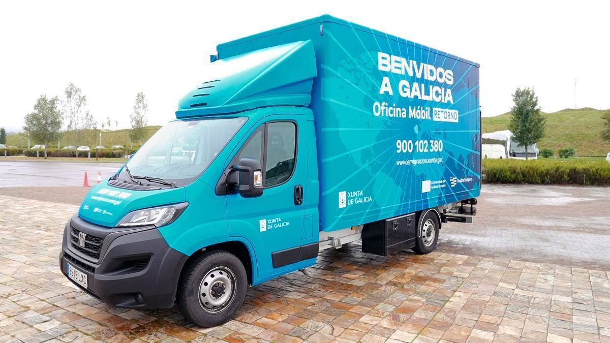 La oficina móvil del servicio de la Xunta.