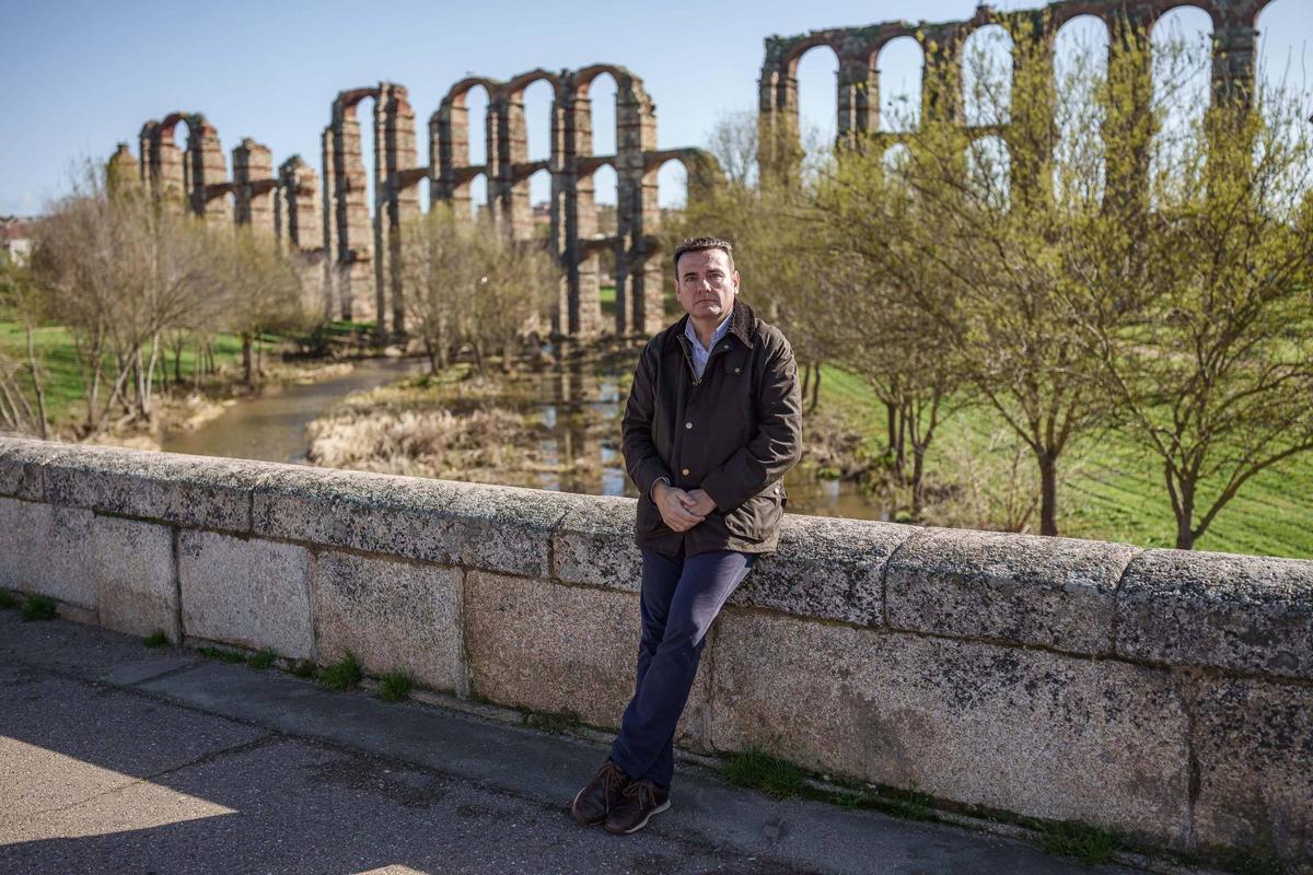 Pablo Jiménez, decano de la Demarcación Extremadura del Colegio de Ingenieros de Caminos, Canales y Puertos.