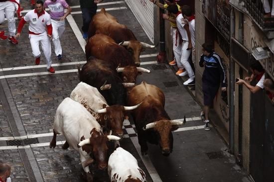 "Encierro" de diumenge als Sanfermines