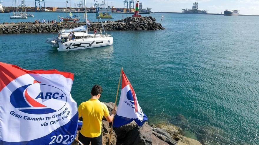 La ARC Plus zarpa de Las Palmas de Gran Canaria con récord de veleros