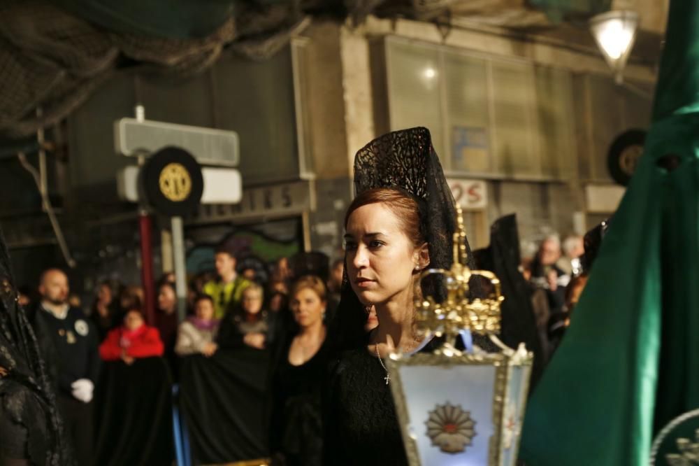 La Esperanza y el Cristo de la Caída protagonizaron el Encuentro en la Vía Doloresa de la Semana Santa de Torrevieja