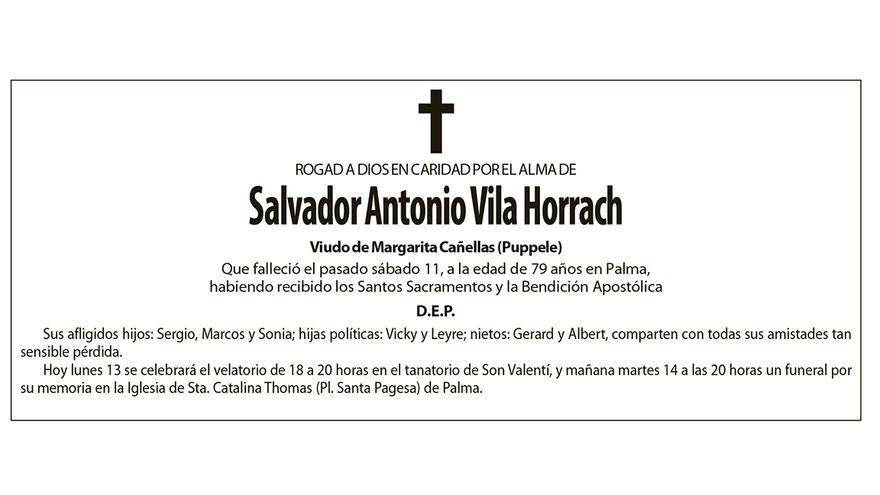Salvador Antonio Vila Horrach