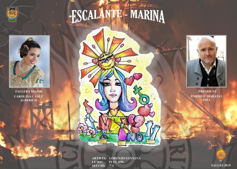 Conoce todos los proyectos de Fallas 2019 en el Marítimo