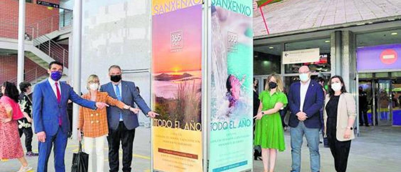 Espacio dedicado a Sanxenxo en Fitur, que se celebra estos días en Madrid. |  // FDV