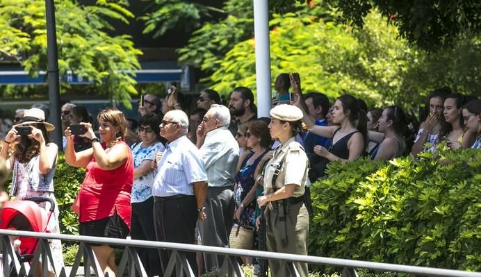 19/07/2017  EJERCITO DEFENSA   visita de la ministra de defensa María Dolores de Cospedal  a la capitanía  de canarias