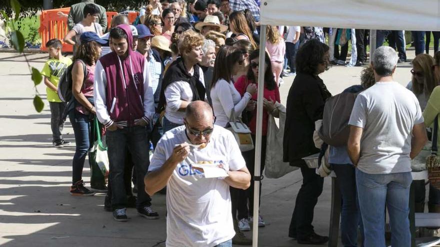 Fiesta de la papa arrugada en el Parque de la Mayordomía