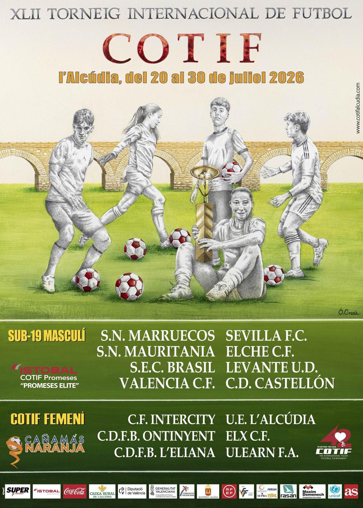 Cartel del COTIF 2026.