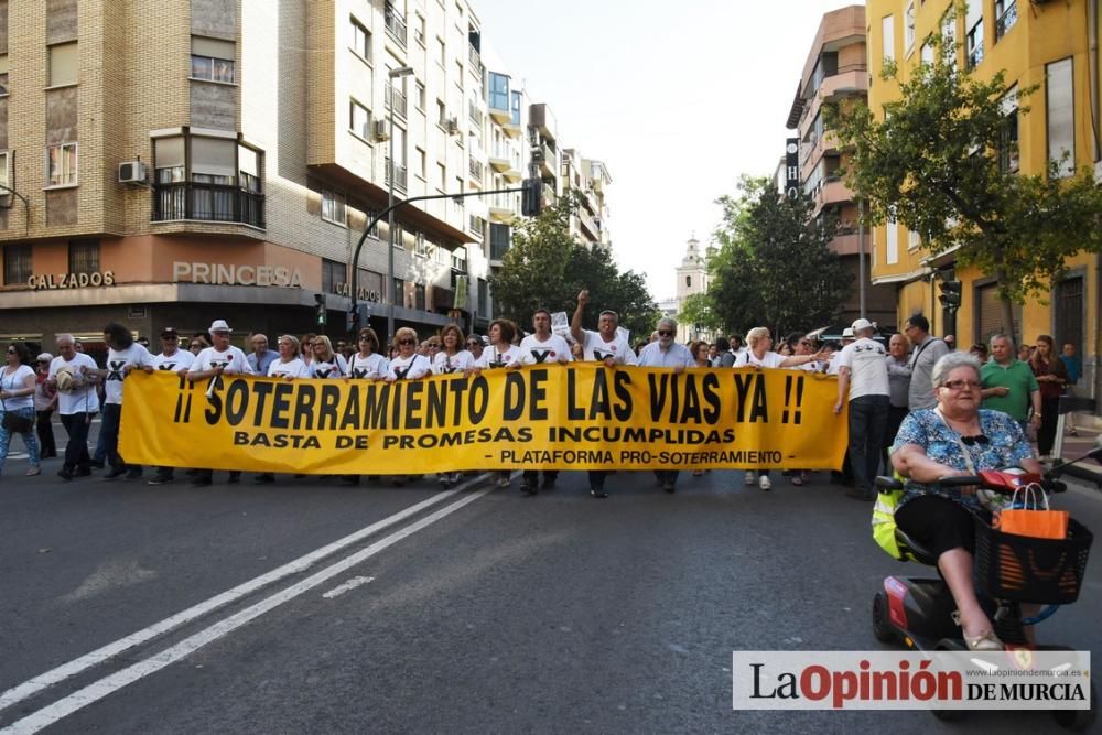 Manifestación por el Soterramiento en Murcia