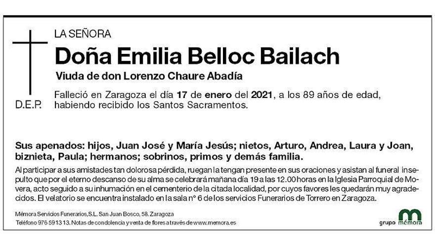 Emilia Belloc Bailach