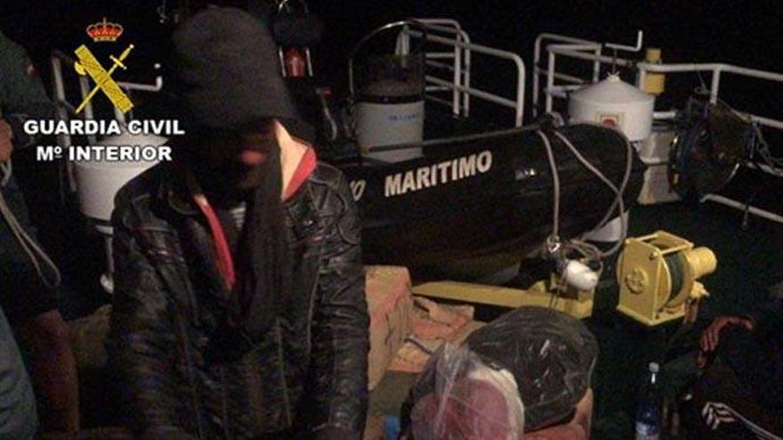 Interceptada una embarcación con 720 kilos de hachís al sur de Gran Canaria