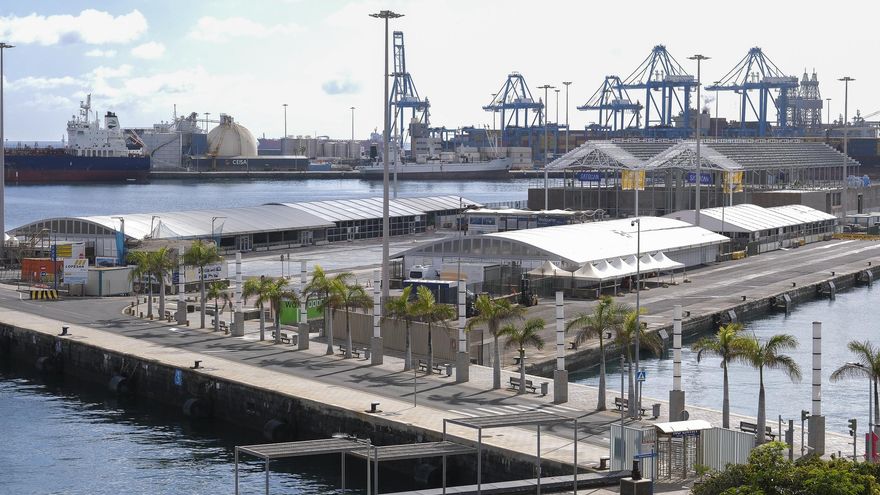 Lopesan prepara la explanada de la nueva estación marítima de Santa Catalina