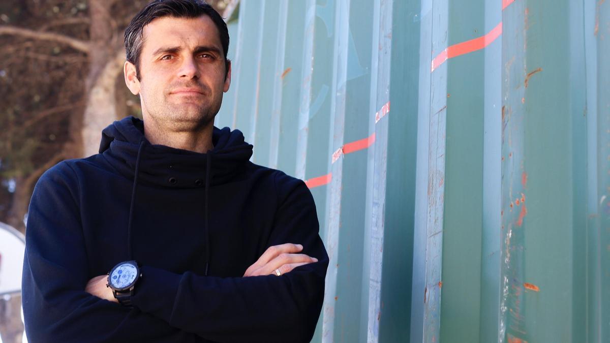 Chechu Dorado posa para una entrevista con este diario en la Ciudad Deportiva.