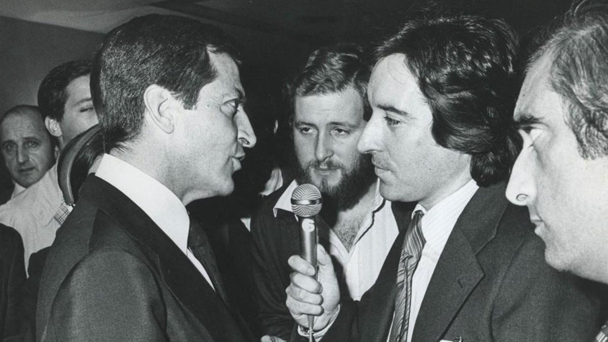 IÑAKI GABILONDO CON ADOLFO SUÁREZ