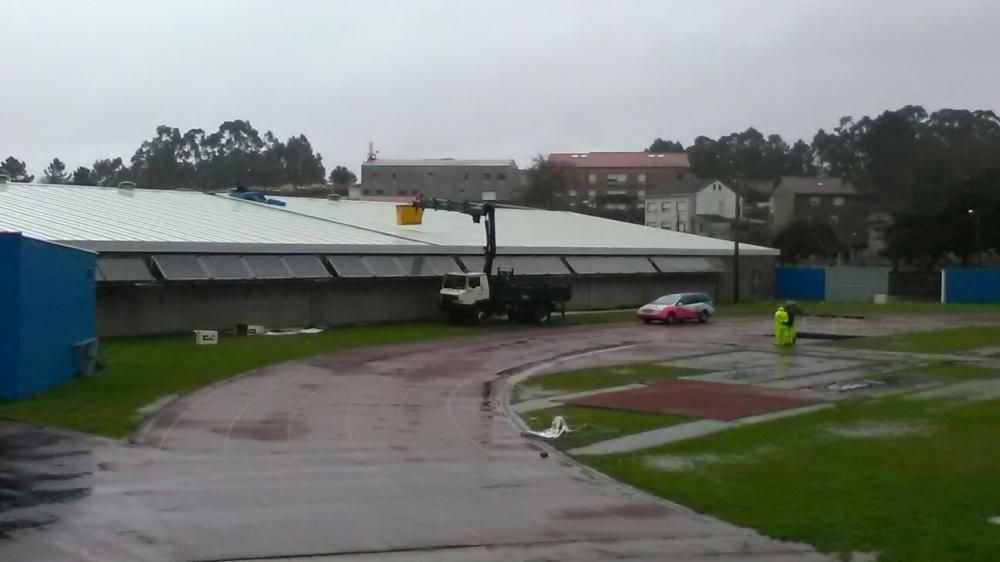 Efectos del temporal en la provincia de Pontevedra